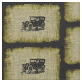 Oude auto in  patroon stof (Close Up)