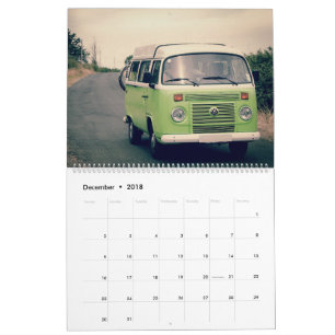 Oude auto-kalender kalender