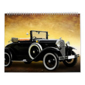Oude auto-kalender kalender (Hoes)