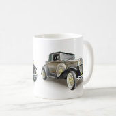 Oude auto  koffiemok (Voorkant rechts)