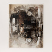 Oude auto legpuzzel (Verticaal)