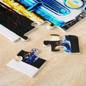 Oude auto legpuzzel (Zijkant)