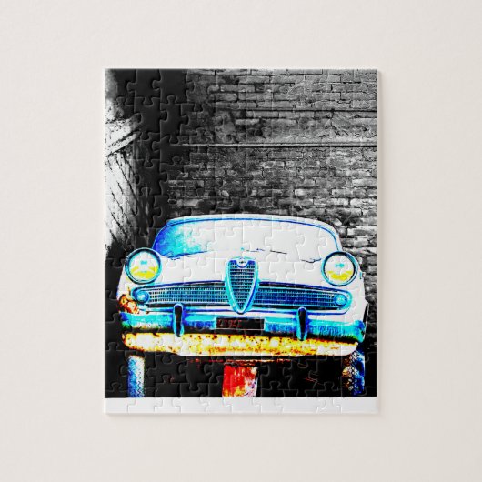 Oude auto legpuzzel (Verticaal)