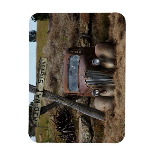 Oude auto magneet (Verticaal)