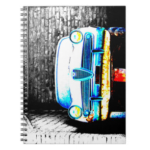 Oude auto notitieboek