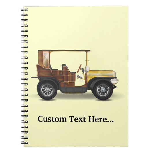 Oude auto notitieboek (Voorkant)