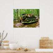 Oude auto poster (Keuken)