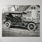 Oude auto poster (Voorkant)