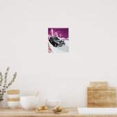 Oude auto poster (Keuken)