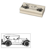 Oude auto Rubber Stamp Rubberstempel (Gestempeld)