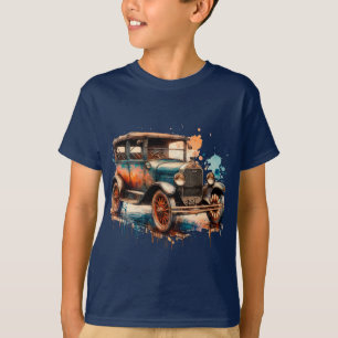 Oude auto t-shirt