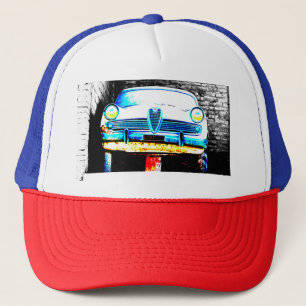 Oude auto trucker pet