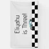 Oude auto upsherin spandoek (Verticaal)