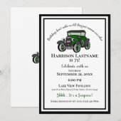  oude auto verrassingsverjaardag kaart (Voorkant / Achterkant)