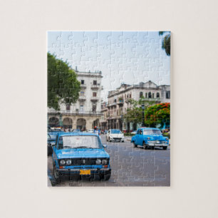 Oude auto's op de straten van Havana Legpuzzel