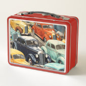 Oude auto's patroon (Achterkant)