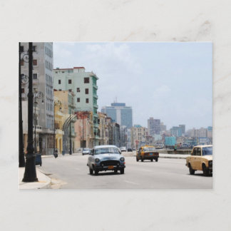 Oude auto's van La Havana Briefkaart