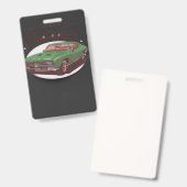 Oude Autoshow Badge (Voor- en achterkant)