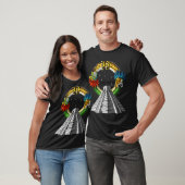 Oude Azteekse Piramide T-shirt (Unisex)