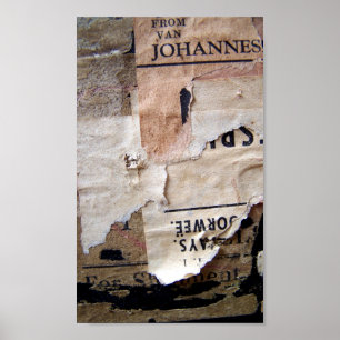 Oude Bagage Stickers Poster