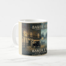 Oude Baker Street Londen Reisposter