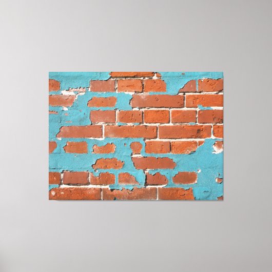 oude baksteen canvas afdruk (Voorkant)
