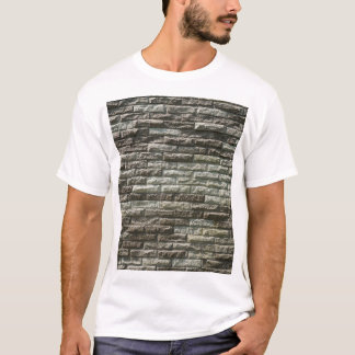 Oude bakstenen muur: noodlijdende textuur t-shirt