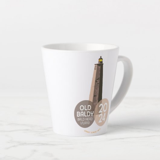 Oude Baldy Latte Mok (Rechterhoek)
