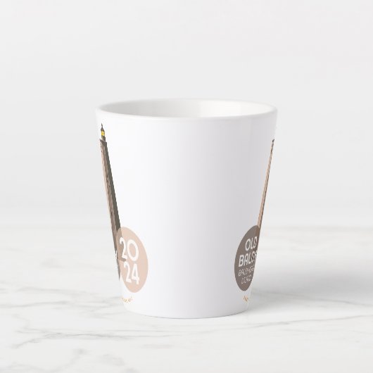 Oude Baldy Latte Mok (Voorkant)