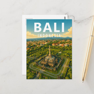 Oude Balinese ansichtkaart – Bajra Sandhi-monument Briefkaart