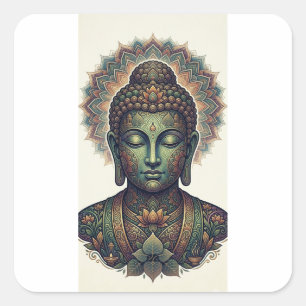 Oude Bammi Lipi Art Sticker - Raja Asoka Dhamma