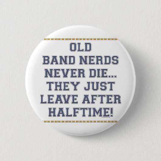 Oude band Nerds Ronde Button 5,7 Cm (Voorkant)