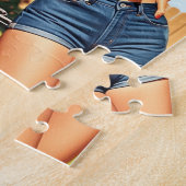Oude Barbecue Pin-up Legpuzzel (Zijkant)