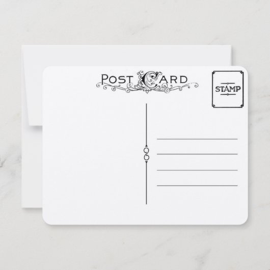 Oude Barcelonapostkaart (Achterkant)