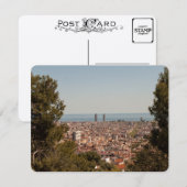 Oude Barcelone-ansichtkaart (Voorkant / Achterkant)