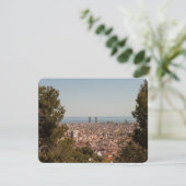 Oude Barcelone-ansichtkaart (Staand voorkant)