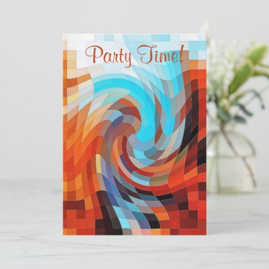 OUDE BARINE-INVITATIE (Staand voorkant)