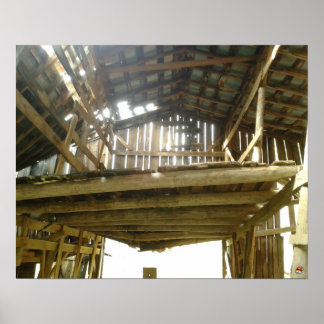 Oude Barn aan de voorzijde Poster