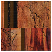 Oude Barn Board ziet Rustige Man Cave Fabric Stof (Close Up)