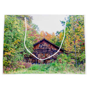 Oude Barn in de Herfst Large Cadeauzakje