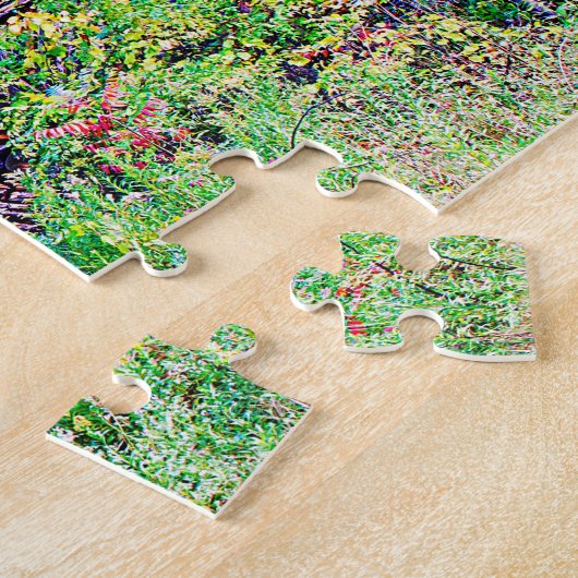 Oude Barn in de Herfst Legpuzzel (Zijkant)