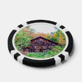 Oude Barn in de Herfst Pokerchips (Enkel)