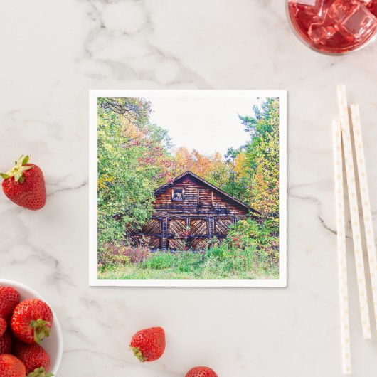 Oude Barn in de Herfst Servetten (Insitu)