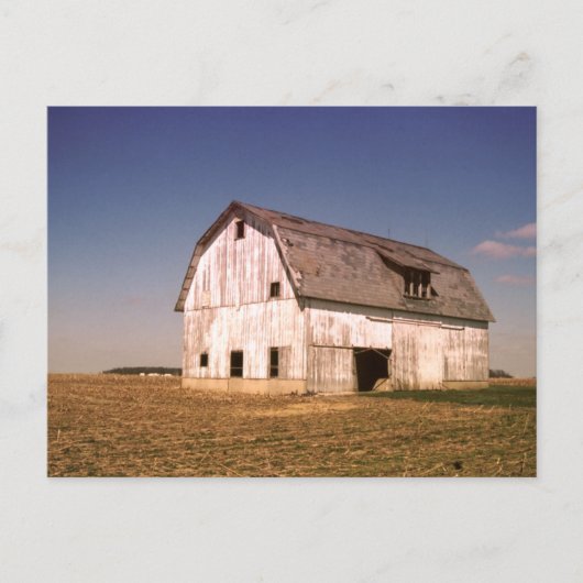 Oude Barn-kleurenfoto-Briefkaarten Briefkaart (Voorkant)