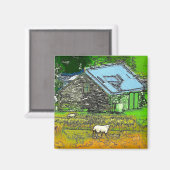 OUDE BARN MAGNEET (Voorkant / Achterkant)