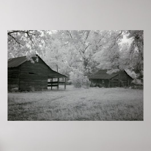 Oude Barns Poster (Voorkant)