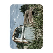 Oude Beater Truck - Rusty  Boerderij Magneet (Verticaal)