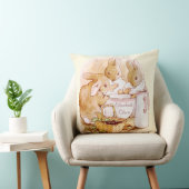 Oude Beatrix Potter-kussensloop voor de kinderkame Kussen (Stoel)