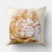 Oude Beatrix Potter-kussensloop voor de kinderkame Kussen (Voorkant)
