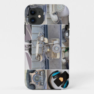 Oude bedrade telefoons als mooie retro stijl! iPa iPhone 11 Hoesje